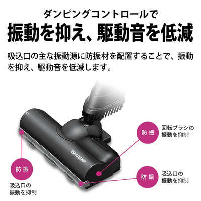 シャープ 紙パック式コードレススティッククリーナー ブラック EC-KR2-B シャープ SHARP 【アウトレット】コードレススティック