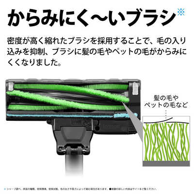 シャープ 紙パック式コードレススティッククリーナー ブラック EC-KR2-B RACTIVE Air 掃除機 SHARP シャープ 紙パック式スティック