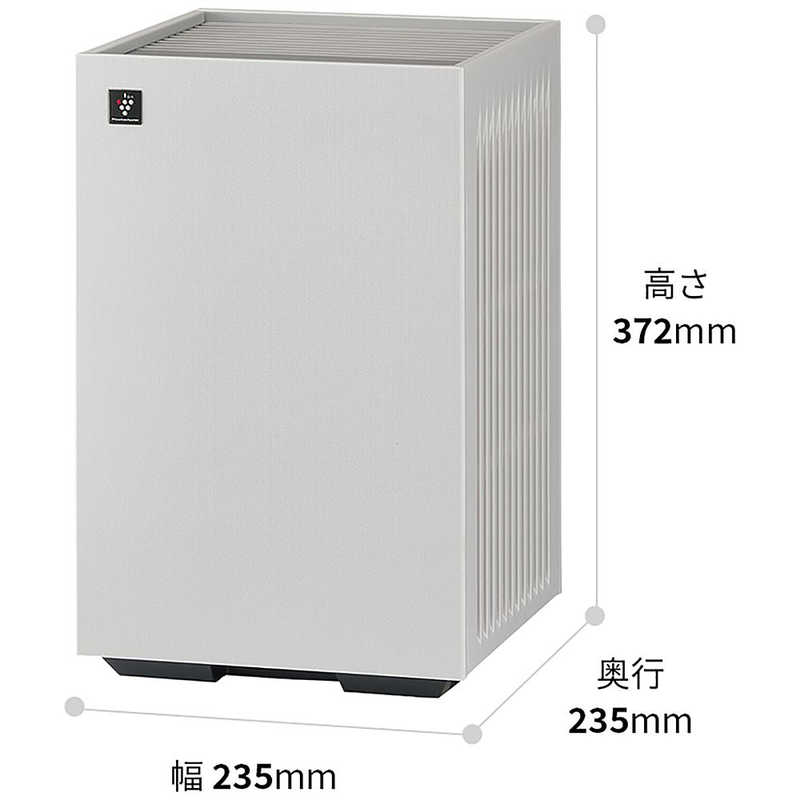シャープ　SHARP シャープ　SHARP 空気清浄機 空気清浄：18畳 PM2.5対応 ホワイト系 FU-T40BK-W FU-T40BK-W