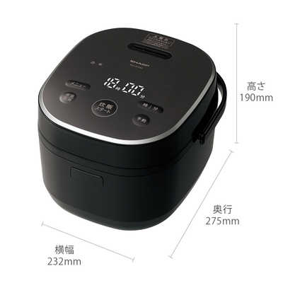 SHARP　シャープ　炊飯器　炊飯ジャー　KS-CF05D-B　2024年製 Amazon | シャープ KS-CF05D-B(ブラック系) ジャー炊飯器 3合炊き