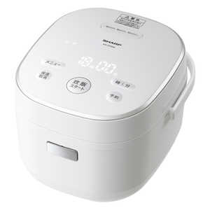 シャープ SHARP 炊飯器 3合 マイコン ホワイト系 KS-CF05E-W