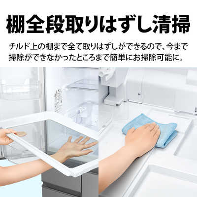 シャープ SHARP 冷蔵庫 6ドア 502L フレンチドア(観音開き) プラズマ