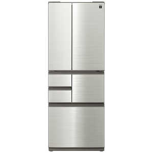 シャープ SHARP 冷蔵庫 6ドア 502L フレンチドア(観音開き) プラズマクラスター 幅68.5cm ステンレスシルバー SJ-SF50P-S シャープ SHARP 冷蔵庫 6ドア 502L フレンチドア(観音開き) プラズマクラスター 幅68.5cm ステンレスシルバー SJ-SF50P-S