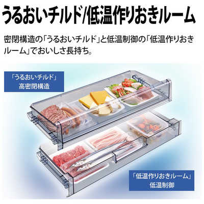 シャープ SHARP 冷蔵庫 6ドア 545L フレンチドア(観音開き