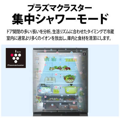 シャープ SHARP 冷蔵庫 6ドア 429L フレンチドア(観音開き) プラズマ シャープ SHARP 冷蔵庫 6ドア 429L フレンチドア(観音開き) プラズマ