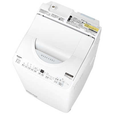 シャープ SHARP 縦型洗濯乾燥機 洗濯6.5kg 乾燥3.5kg ヒーター乾燥