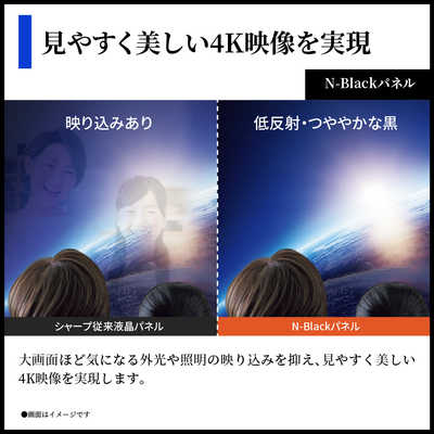 シャープ SHARP 4K液晶テレビ ［50V型 / 4K対応 / BS・CS 4Kチューナー
