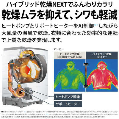 シャープ SHARP ドラム式洗濯乾燥機 (左開き) 洗濯12.0kg 乾燥6.0kg