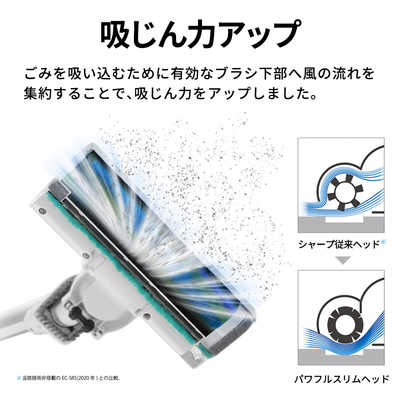 シャープ SHARP スティッククリーナー RACTIVE Air POWER サイクロン式
