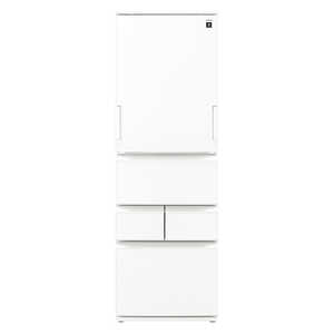 �V���[�v SHARP �①�� 5�h�A 408L �ǂ������h�A(���J��) �V���L�[�}�b�g�z���C�g �s��{�ݒu�����Z�b�g�t SJ-XW41R-W