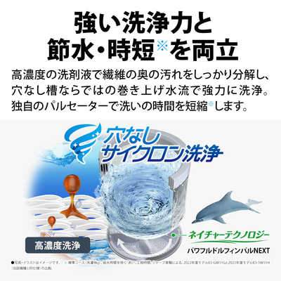 シャープ SHARP 全自動洗濯機 洗濯8.0kg ホワイト系 ES-GB8K-W の通販