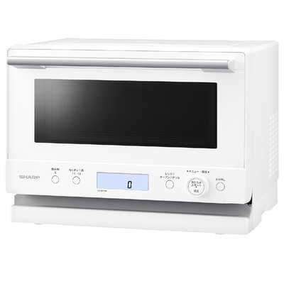 シャープ SHARP オーブンレンジ 18L フラット PLAINLY らくチン1品