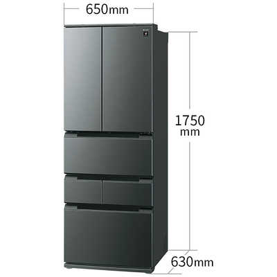 シャープ SHARP 冷蔵庫【Fit63】 6ドア 429L フレンチドア(観音開き