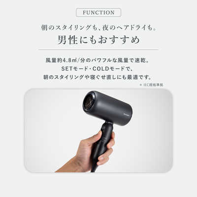 シャープ SHARP ディンプルフロードライヤー アッシュブラック IB-P300