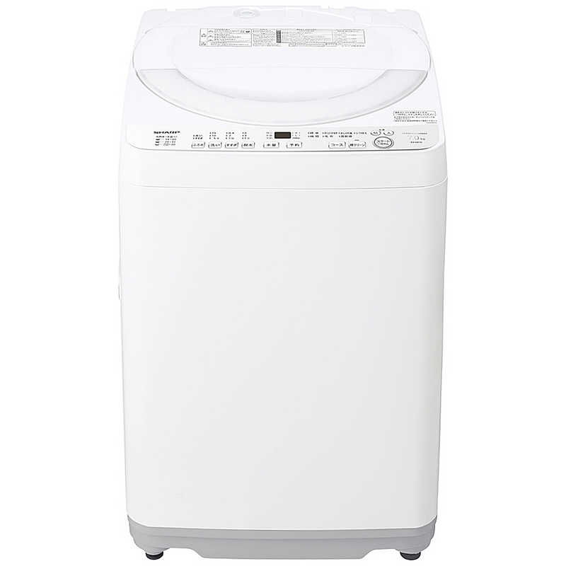 シャープ　SHARP シャープ　SHARP 全自動洗濯機 洗濯7.0kg 穴なし槽 ホワイト ES-GE7K-W ES-GE7K-W
