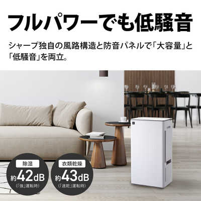 シャープ SHARP 衣類乾燥除湿機 コンプレッサー方式 23～47畳目安