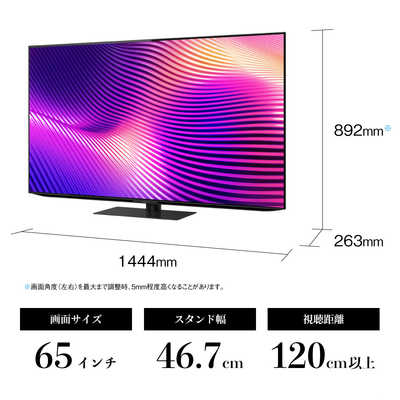 シャープ SHARP 有機ELテレビ AQUOS OLED アクオス オーレッド S9A 65V