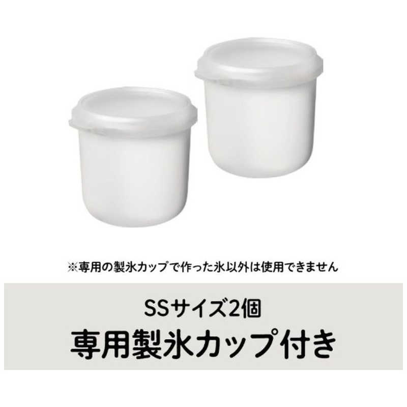ドウシシャ ドウシシャ 電動ふわふわとろ雪スティックかき氷器 ホワイト DHCI-B4WH DHCI-B4WH