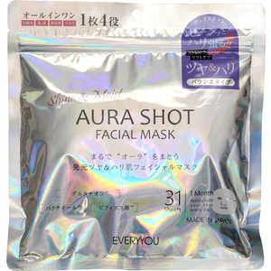 ドウシシャ EVERYYOU ハリツヤオーラショットマスク31P 