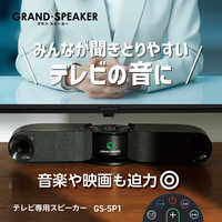 ドウシシャ テレビ用ステレオスピーカー GRAND SPEAKER(グラン