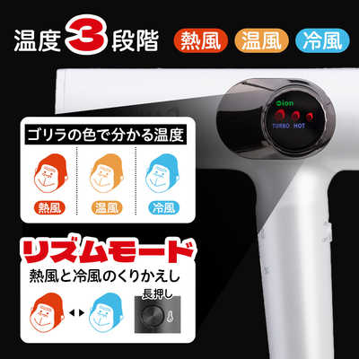 ドウシシャ ゴリラのハイパーシリーズ ハイパーゴリラドライヤー