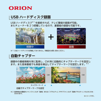 オリオン電機 液晶テレビ ［50V型 / 4K対応 3840x2160 / 地デジ BS・CS