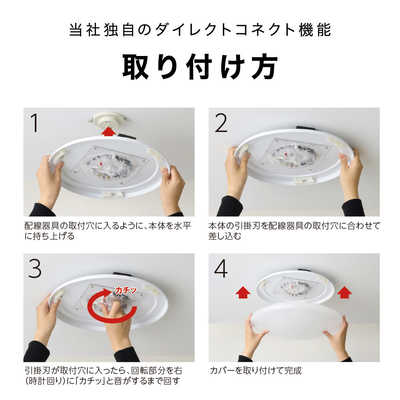 ビックアイデア LED照明 シーリングライト 6畳 昼光色 調光 リモコン
