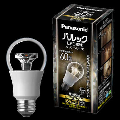 パナソニック Panasonic パルック LED電球 クリアタイプ E26 一般電球