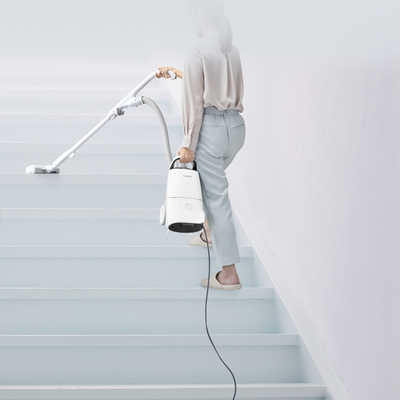 パナソニック Panasonic キャニスター掃除機 紙パック式 ホワイト