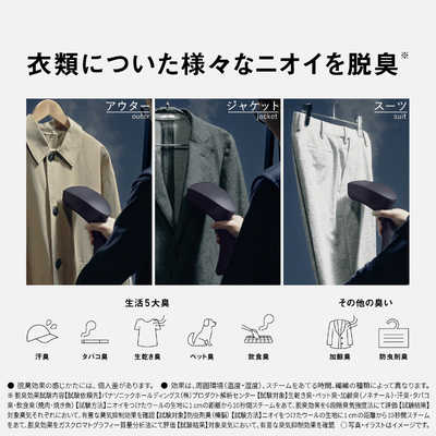 パナソニック Panasonic 衣類スチーマー ミッドナイトブラック NI 