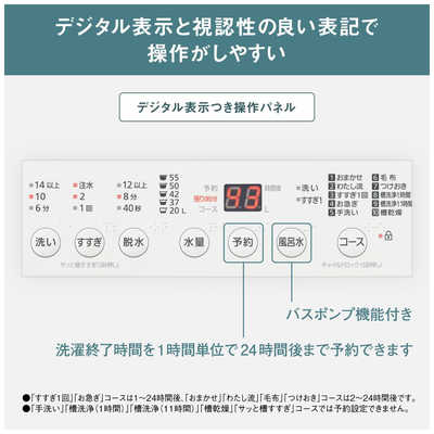 パナソニック Panasonic 全自動洗濯機 洗濯7.0kg Fシリーズ ホワイト