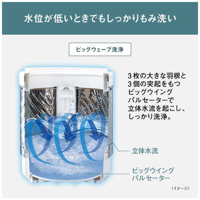 パナソニック Panasonic 全自動洗濯機 洗濯5.0kg Fシリーズ ライト