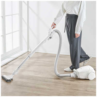 パナソニック Panasonic キャニスター掃除機 紙パック式 ホワイト MC