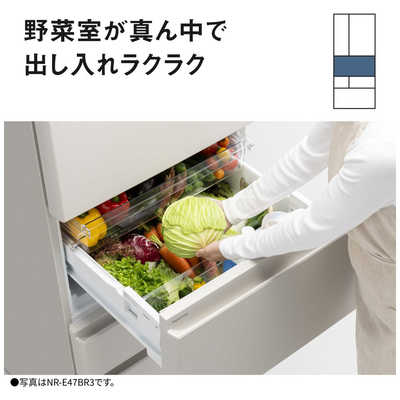 パナソニック Panasonic 冷蔵庫 6ドア 515L フレンチドア(観音開き) BR