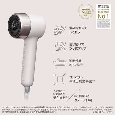 パナソニック Panasonic ヘアードライヤー nanocare(ナノケア