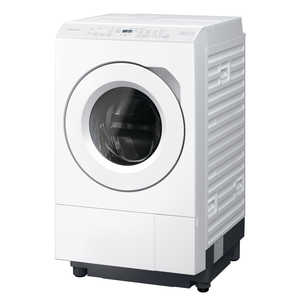 パナソニック　Panasonic ななめドラム式洗濯乾燥機 (左開き) 洗濯12.0kg 乾燥6.0kg ヒートポンプ乾燥 LXシリーズ スゴ落ち泡洗浄 マットホワイト NA-LX123FL-W