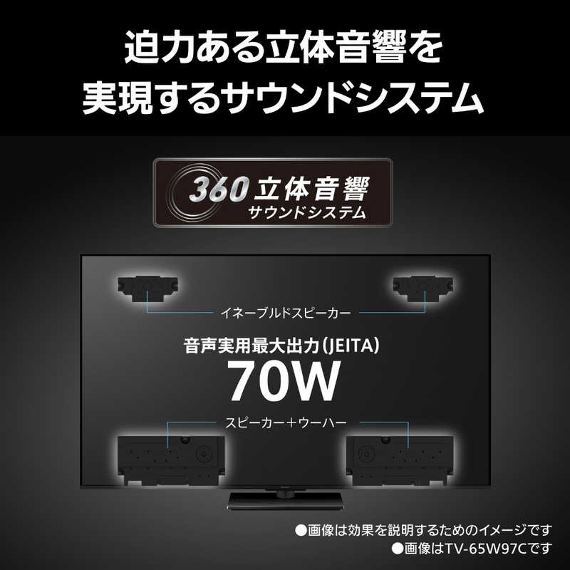 パナソニック　Panasonic パナソニック　Panasonic Mini LED液晶テレビ VIERA ビエラ W97C 55V型 4K対応 4Kチューナー内蔵 YouTube対応 Bluetooth対応 TV-55W97C TV-55W97C