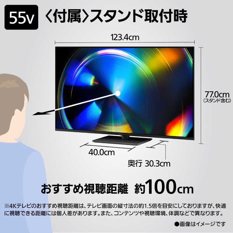 パナソニック　Panasonic パナソニック　Panasonic Mini LED液晶テレビ VIERA ビエラ W93C 55V型 4K対応 4Kチューナー内蔵 YouTube対応 Bluetooth対応 TV-55W93C TV-55W93C