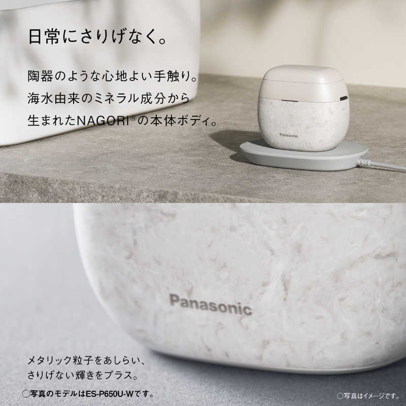 パナソニック　Panasonic パナソニック　Panasonic ラムダッシュ パームインPRO 6枚刃 ［6枚刃 / AC100V-240V］ マーブルブラック ES-P650U-K ES-P650U-K