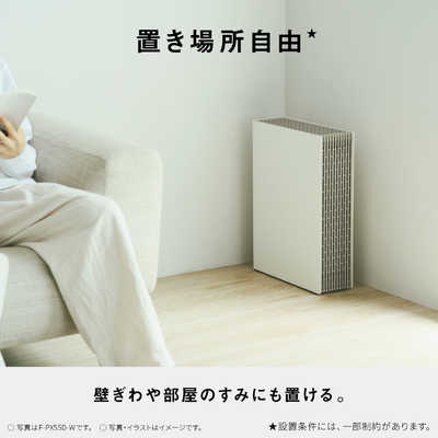 パナソニック Panasonic 空気清浄機 ナノイーX 4.8兆 空気清浄：～15畳