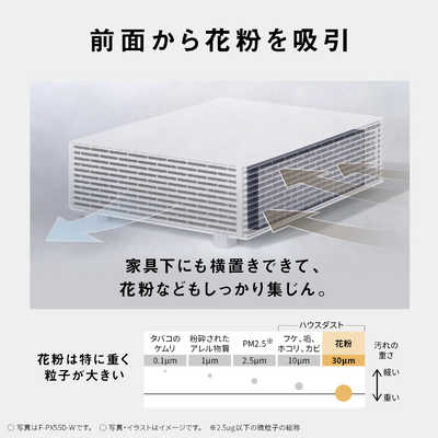 パナソニック Panasonic 空気清浄機 ナノイーX 4.8兆 空気清浄：～15畳
