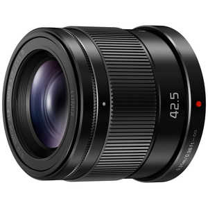�p�i�\�j�b�N Panasonic �J���������Y LUMIX G 42.5mm/F1.7 ASPH./POWER O.I.S. �m�}�C�N���t�H�[�T�[�Y / �P�œ_�����Y�n �u���b�N H-HS043A-K