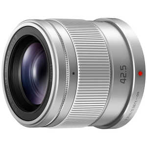 �p�i�\�j�b�N Panasonic �J���������Y LUMIX G 42.5mm/F1.7 ASPH./POWER O.I.S. �m�}�C�N���t�H�[�T�[�Y / �P�œ_�����Y�n �V���o�[ H-HS043A-S