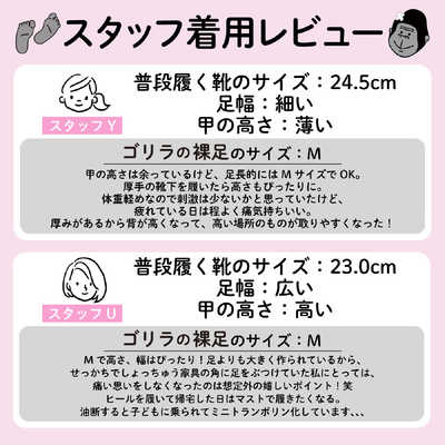 ドウシシャ ゴリラの裸足 足裏刺激健康サンダル Mサイズ (23.0～24.0cm