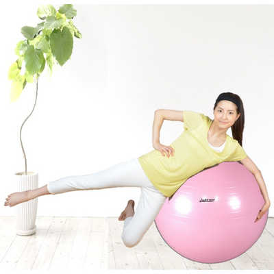 ラッキーウエスト バランスボール YOGA BALL(パールピンク/φ55cm) LG