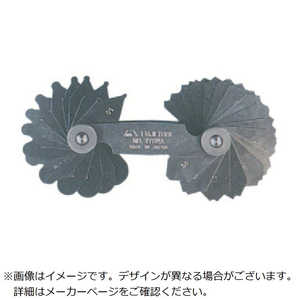 フジツール フジ ラジアスゲジ円型 測定サイズ15.5～25.0 枚数30 178MR