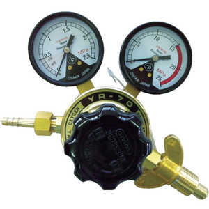 ヤマト産業 全真鍮製酸素調整器 YR-70(関西式) NYR70W ヤマト産業 全真鍮製酸素調整器 YR-70(関西式) NYR70W