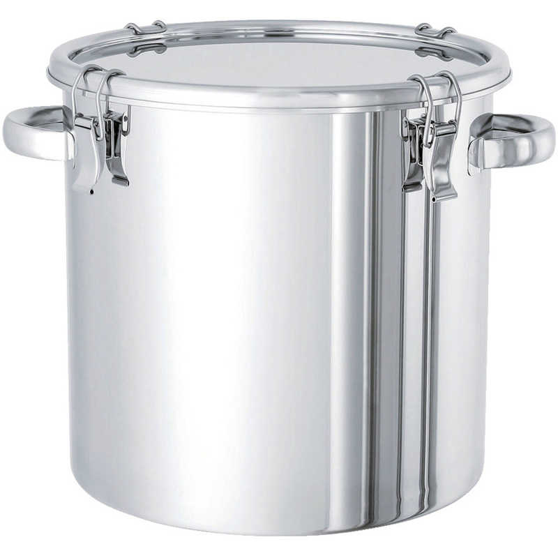 日東金属工業 ステンレスタンク ストレートクリップ式密閉タンク CTH43 65L フタ付