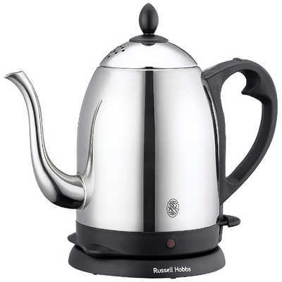 新品❕ステンレス製お洒落なラッセルホブス　ケトル　シルバー RUSSELL HOBBS（ラッセルホブス） ケトル ステンレス カフェケトル 1.2