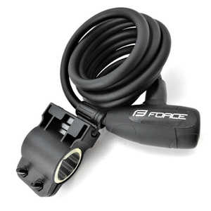 FORCE コイルロック ホルダー付 BK 80015 FORCE コイルロック ホルダー付 BK 80015